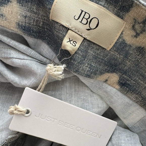 JBQ Just Bee Queen Marlow High Waist Linen Blend Shorts Size XS NWT - Picture 14 of 16